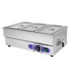 Bain-marie électrique triple GN 1/3 Tunisie