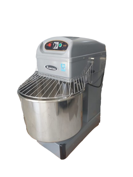 Pétrin spirale 60L gris 220V – Double vitesse