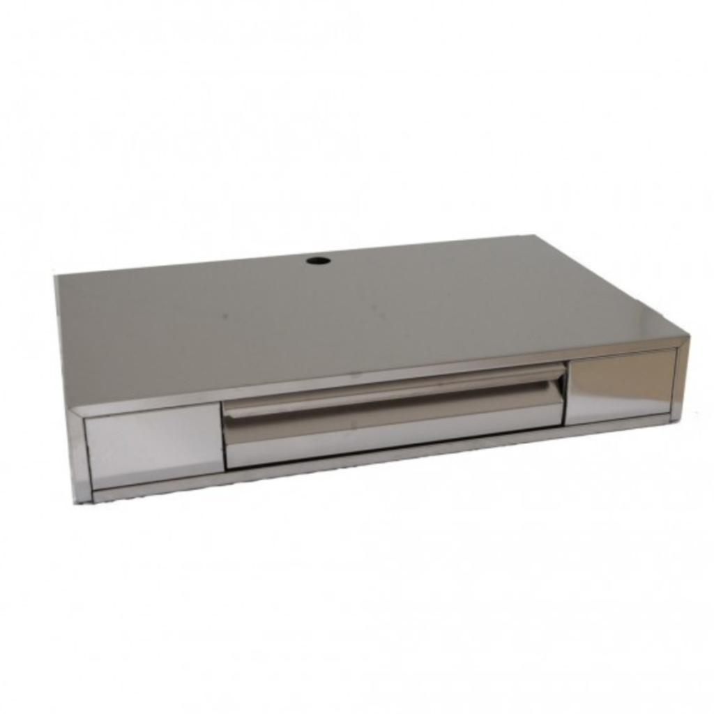 Caisson à 1 Tiroir pour Machine à Café 2 Groupes – Inox Alimentaire