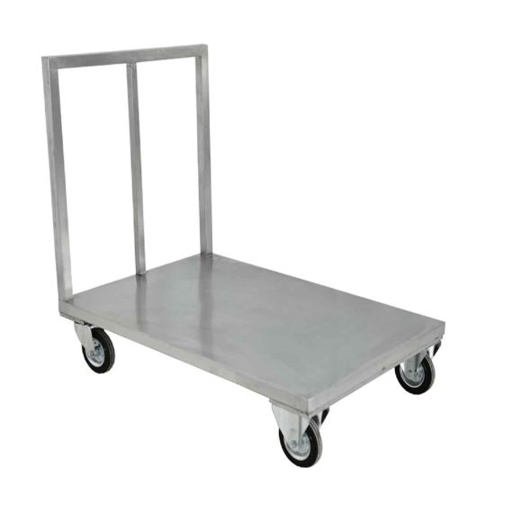 Chariot Plateforme en Inox Professionnel 80 × 60 × 105 cm – Charge 100 kg