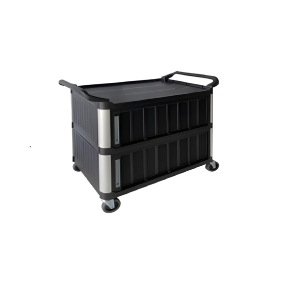 Chariot de Service en Plastique Robuste – Idéal Restaurants et Hôtels