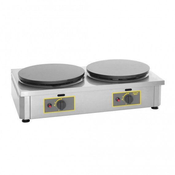 Crêpière Double à Gaz ROLLER GRILL CDG400 – 2 Plaques 400 mm