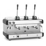 Machine à Café CONTI CC100 PM Noire – Manuelle 3 Groupes Bi-Énergie