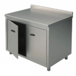 Meuble Neutre Inox 2 Portes Battantes – 100/120/140/190×70×90 cm