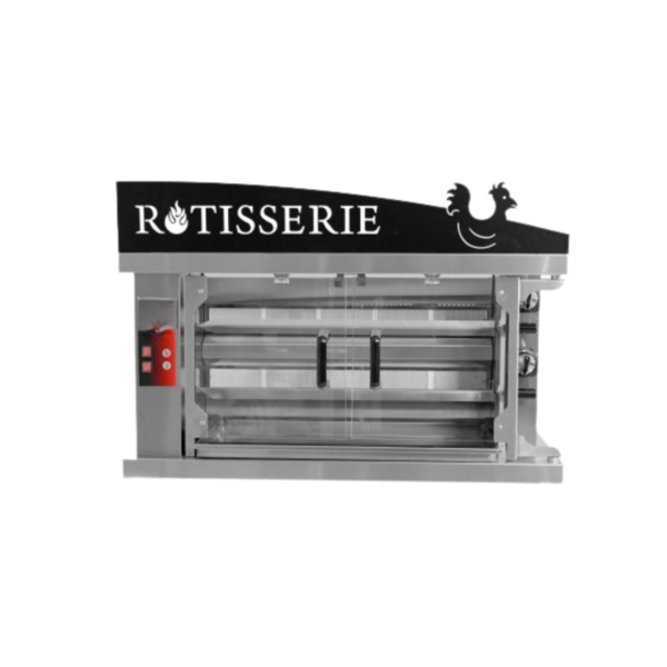 Rôtissoire à Gaz Inox 2 Broches – Le Coq