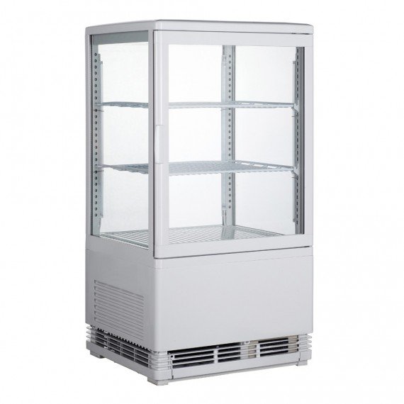 Vitrine Mini Réfrigérée 58 L – ROTOR RT-58L Blanche