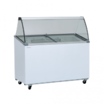 Vitrine à Glace 7 Bac - Blanc 3