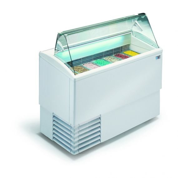 Vitrine à Glace Professionnelle ISA ISETTA 7 – Capacité 7 Bacs (Sans Bacs)