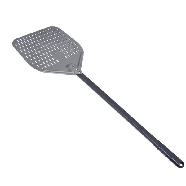 Pelle à Pizza 112–117 cm Aluminium Perforée Revêtement Dur