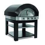 Four à pizza gaz professionnel 1 chambre inox – 6 pizzas