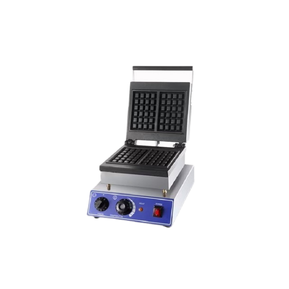 Gaufrier Carré Simple Professionnel 2KW – Machine à Gaufres Électrique Tunisie