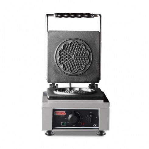 Gaufrier Cœur Simple Professionnel SGS 2,2KW – Idéal Snack et Pâtisserie