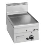Plaque de Grillade à Gaz MBM GFT46L – Surface Lisse Top Inox