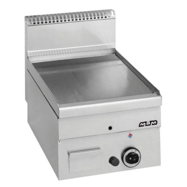Plaque de Grillade à Gaz MBM GFT46L – Surface Lisse Top Inox