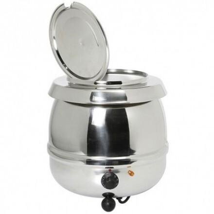 Chauffe Soupe Inox 10L Électrique 220V – Bain-Marie Professionnel