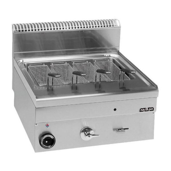 Cuiseur à Pâtes Professionnel MBM GC66/SC – Gaz Top Inox 25L